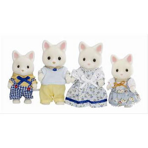 Sylvanian Families Silk Cat Family